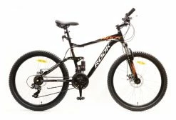 Atlas Bike VTT 26'' Tout Suspendu Homme Alu ROOK Double Freins à Disque - Dérailleur Avant Et Arrière Shimano - Roue Libre Shimano