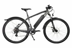 VTC Électrique Bicyklet Joseph Shimano Altus 7V 417 Wh 700 Mm Noir Gris