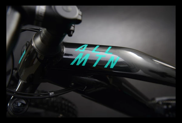 VTT Électrique Tout-Suspendu Haibike AllMtn 1 Shimano Deore 11V 630 Wh 29'' / 27.5'' Gris Anthracite Turquoise 2022 – Image 5