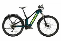 VTC Électrique Tout-Suspendu Trek Powerfly FS 4 EQ Shimano Deore 10V 625 Wh 29'' Aquatic / Noir 2023